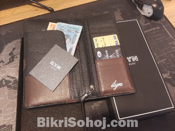 ILLIYAN luxury long wallet.